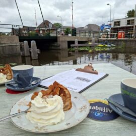 Koffie met appeltaart bij De Paerdeburgh Rijpwetering